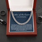 Father of the Groom Wedding day Cuban Link Chain gift