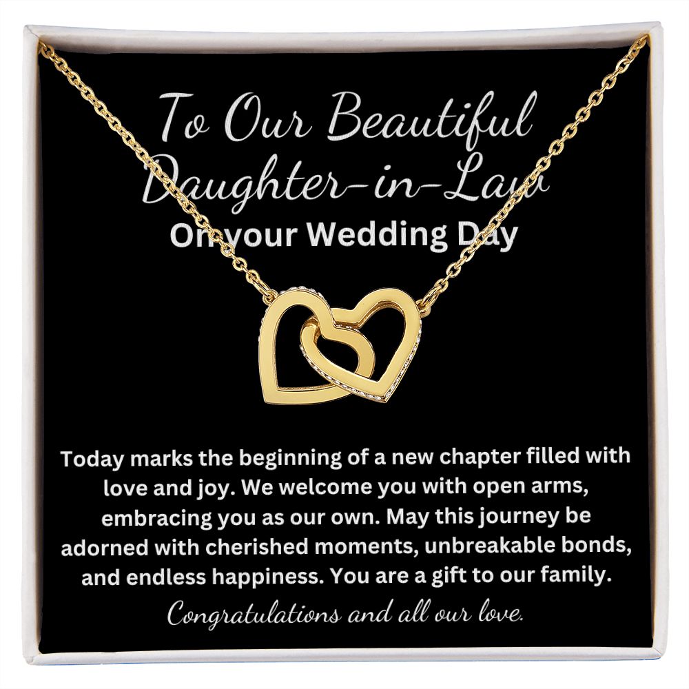 Daughter In Law Wedding Gift My Future Daughter-In-Law heart necklace