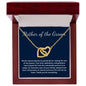Mother of Groom interlocking heart necklace gift from Bride