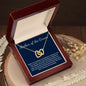 Mother of Groom interlocking heart necklace gift from Bride
