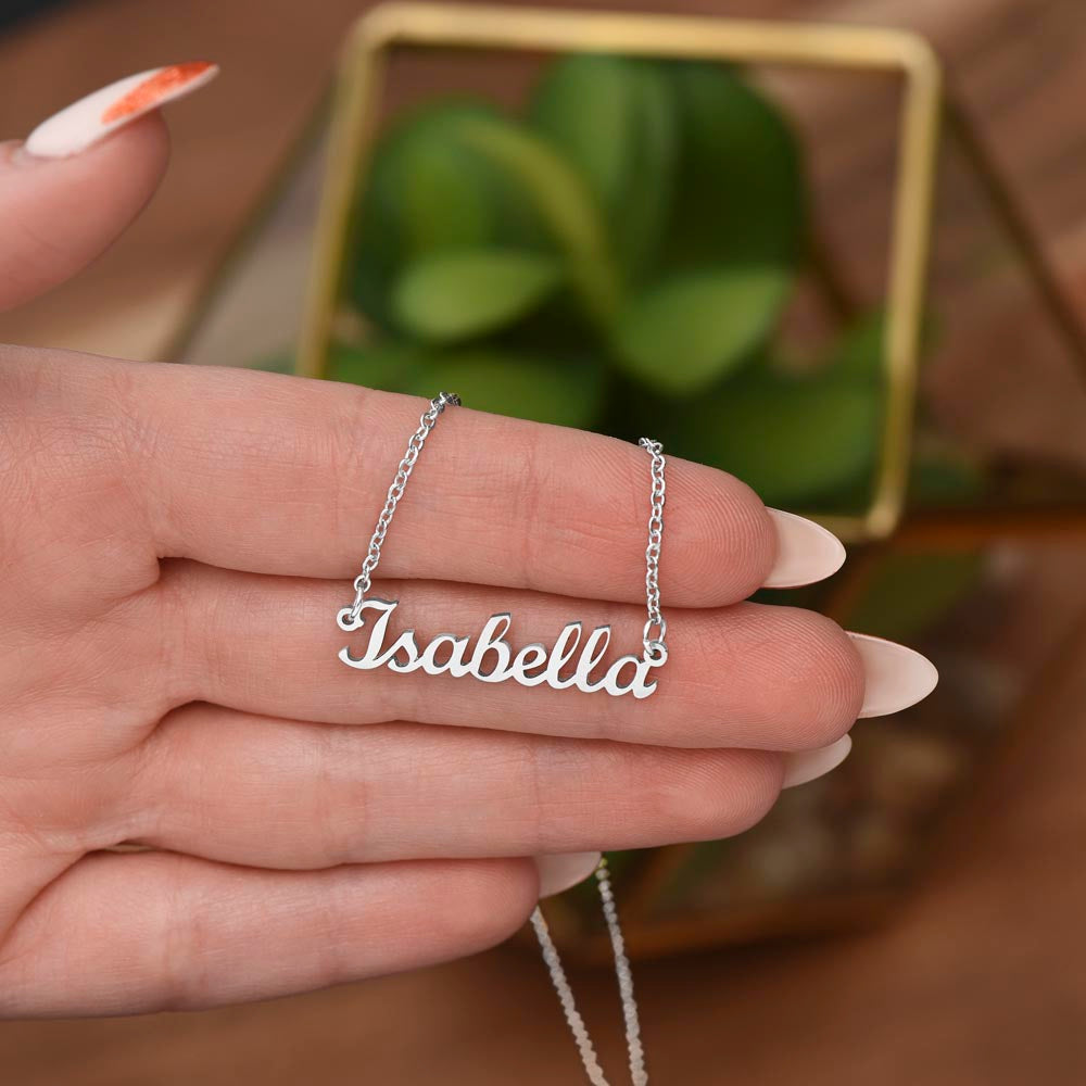 Custom Name Necklace gift for her