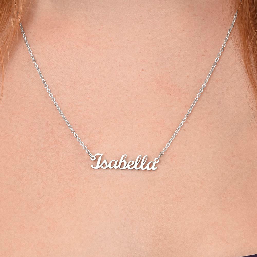 Custom Name Necklace gift for her