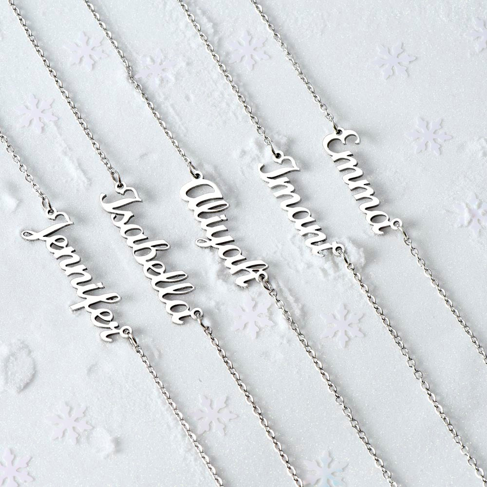 Custom Name Necklace gift for her
