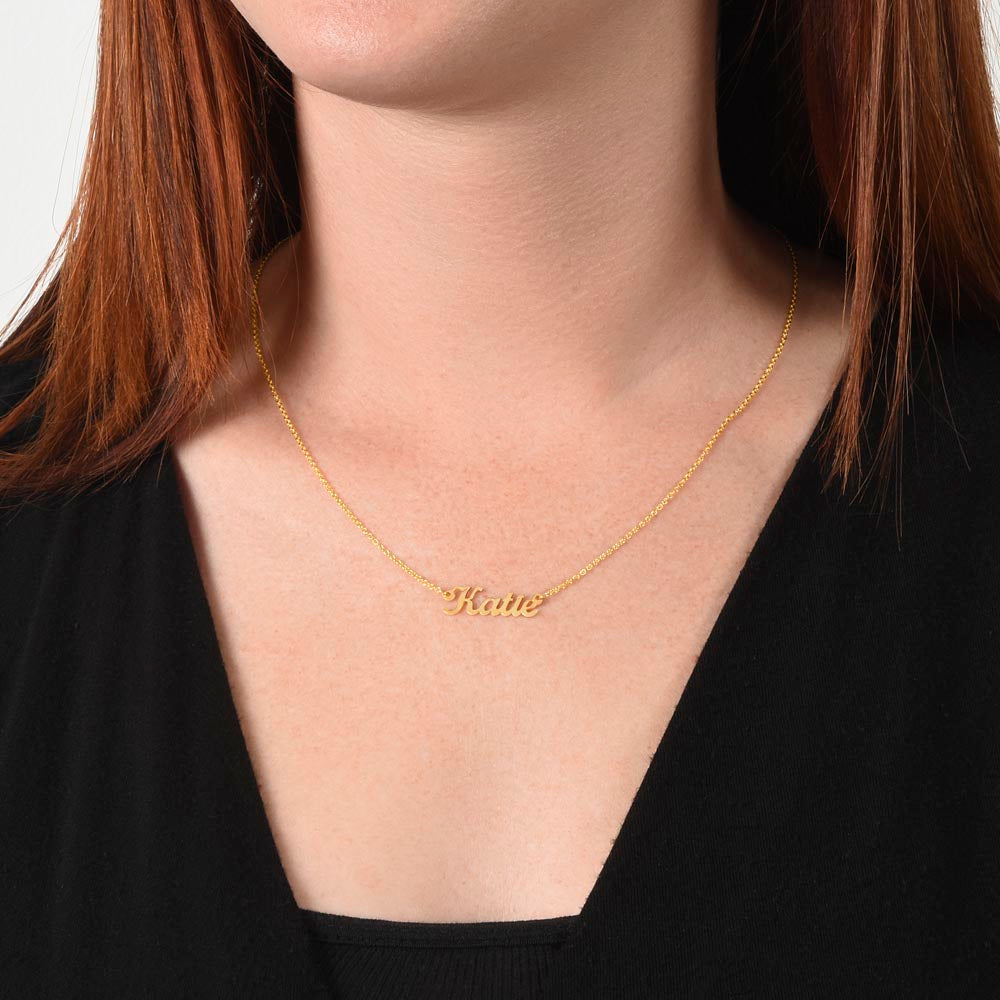 Custom Name Necklace gift for her