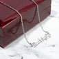 Dog lover name necklace gift