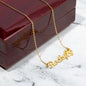 Dog lover name necklace gift