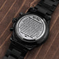 10th Wedding Anniversary engraved watch for Husband