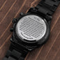 10 year wedding anniversary engraved watch gift for husband