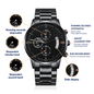 Brother of the bride engraved watch gift