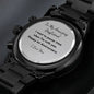 Engraved Watch First Anniversary for boyfriend gift for Him