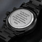 Engraved watch for Geeky Sci Fi Lover Boyfriend