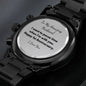 Engraved Watch First Year Wedding Anniversary for Husband gift