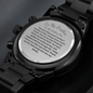 Brother of the bride engraved watch gift