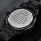 Husband Birthday Christmas Valentine engraved watch gift
