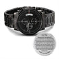 10 year wedding anniversary engraved watch gift for husband