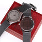 Brother of the Bride engraved wooden watch