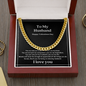 Cuban Link Chain Necklace Valentines day gift for Husband