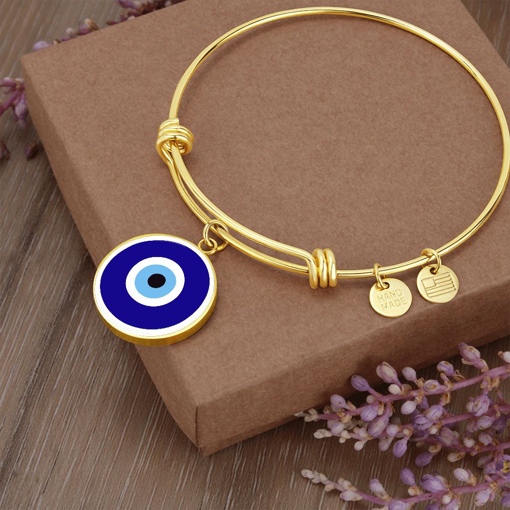 Evil Eye bangle bracelet