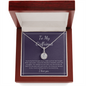 Eternal love Girlfriend valentines day necklace gift