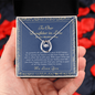 Daughter in law wedding day lucky in love necklace