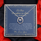 Daughter in law wedding day lucky in love necklace