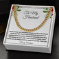 Cuban Link Chain Mr and Mrs first Christmas gift for husband
