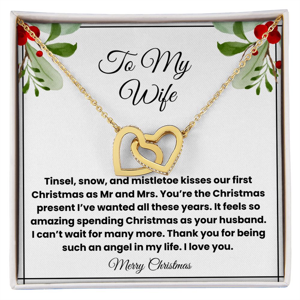 First Christmas as Mr and Mrs gift for wife