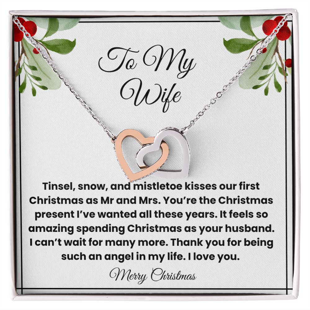 First Christmas as Mr and Mrs gift for wife