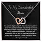 Wonderful Mum heart necklace