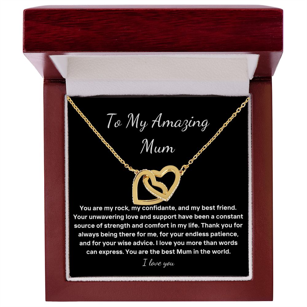 To My Amazing Mum necklace gift