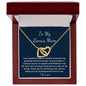 Bonus Mum heart necklace gift
