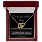 Wonderful Mum heart necklace