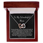 Wonderful Mum heart necklace