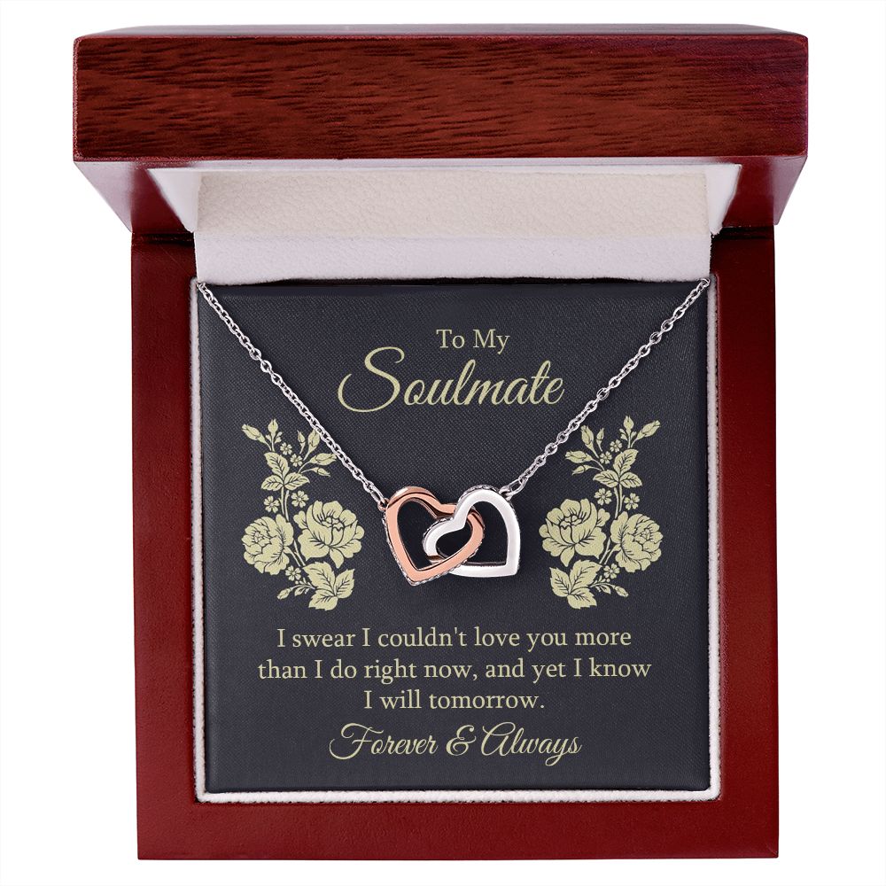 To My Soulmate I love you more