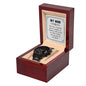 To My Man, Holder of my Heart Chronograph Watch for husband boyfriend