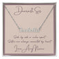 Sister name necklace