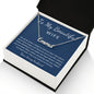 My heart loves you name necklace