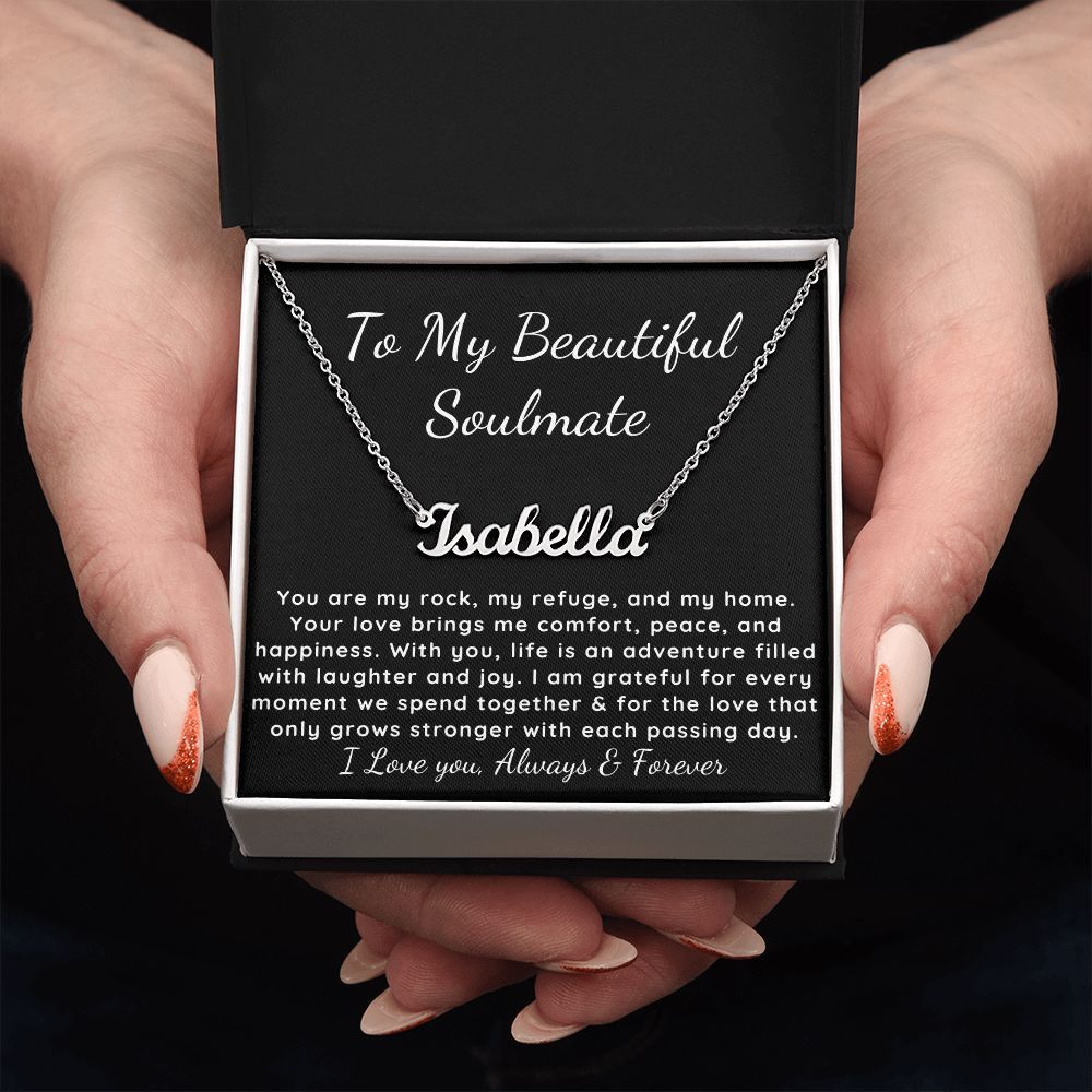 Custom Name Necklace for Soulmate