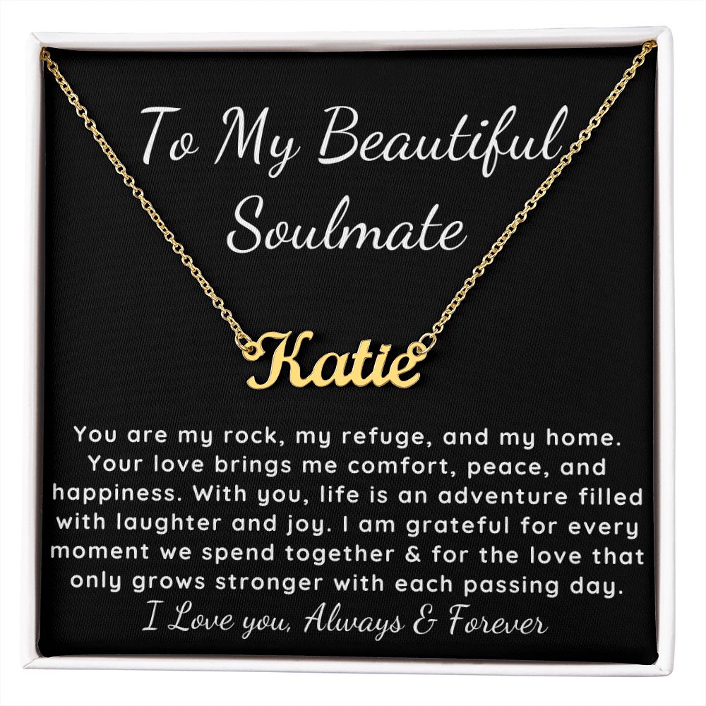 Custom Name Necklace for Soulmate