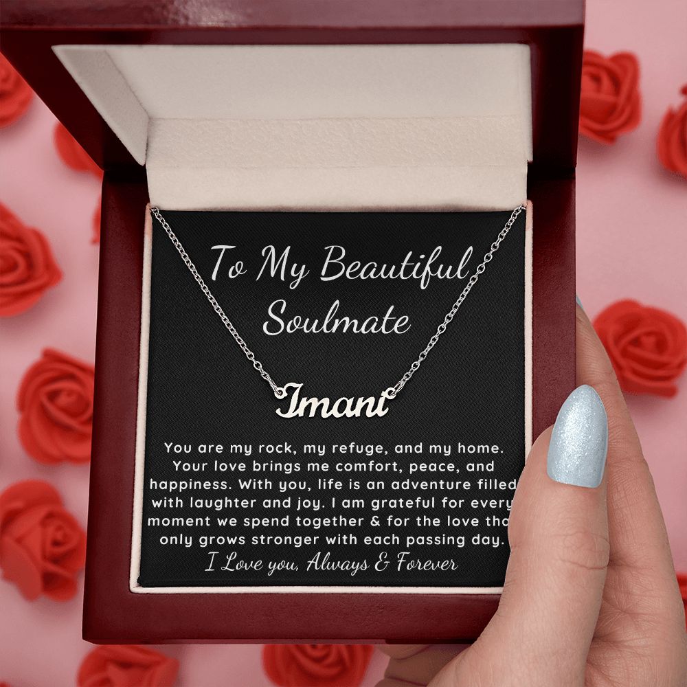 Custom Name Necklace for Soulmate