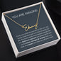 Personalized you are amazing Signature Style Name necklace Gift