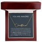 Personalized you are amazing Signature Style Name necklace Gift