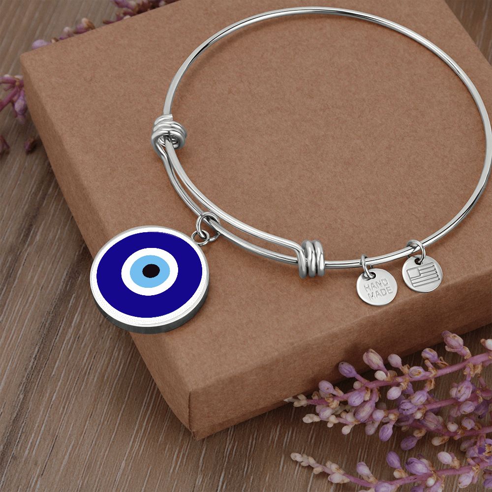 Evil Eye bangle bracelet