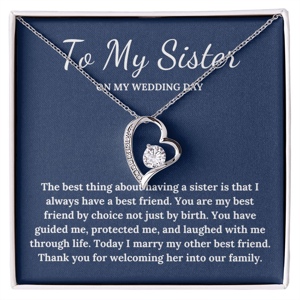 From Groom to sister