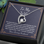 Forever Love Necklace for Wife Anniversary Birthday Valentines day Christmas gift