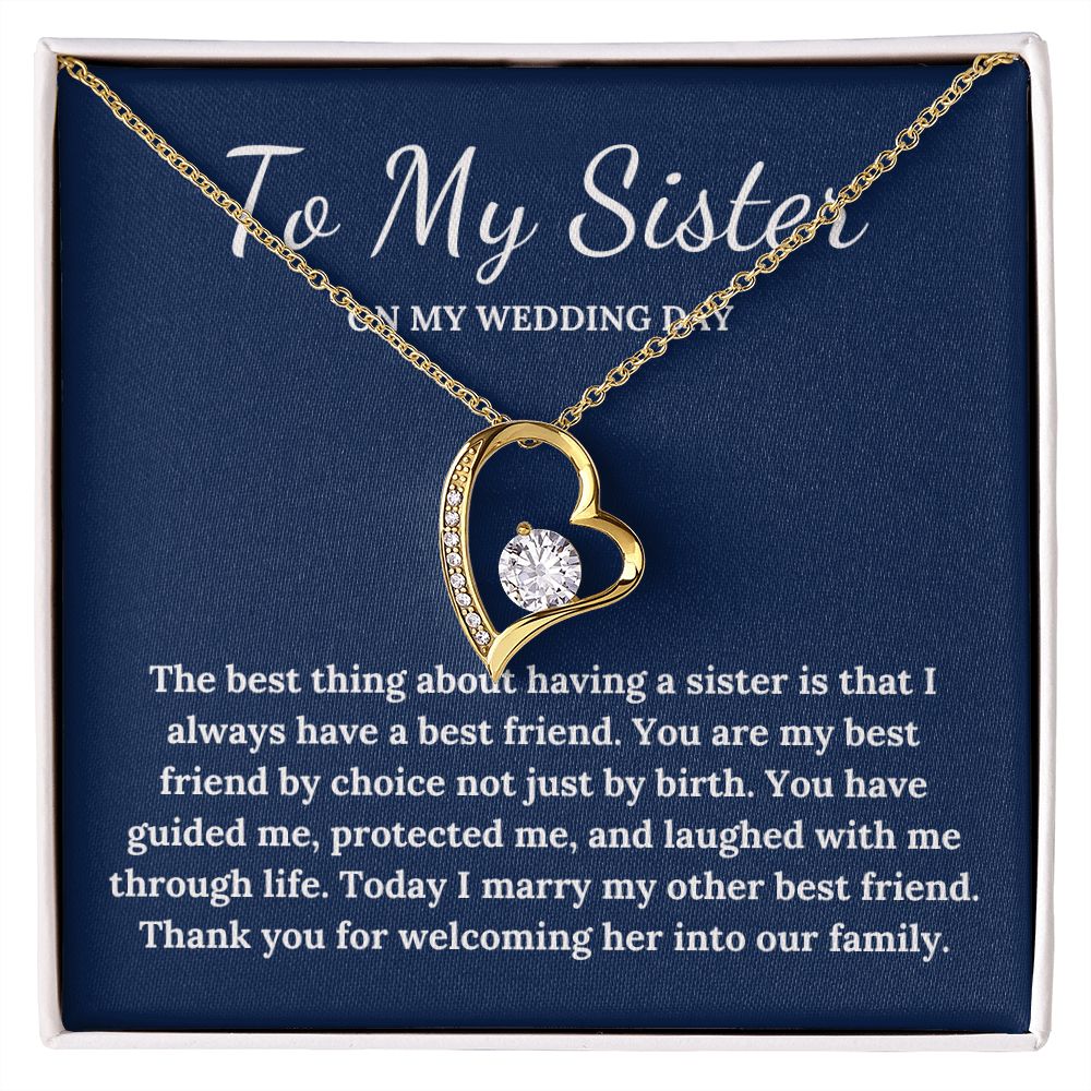 From Groom to sister