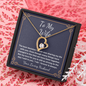 Forever Love Necklace for Wife Anniversary Birthday Valentines day Christmas gift