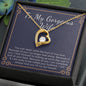 Forever Love Necklace for wife on her birthday anniversary Christmas Valentine gift