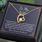 Forever Love Necklace for Wife Anniversary Birthday Valentines day Christmas gift