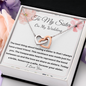 Sister of the bride wedding day gift
